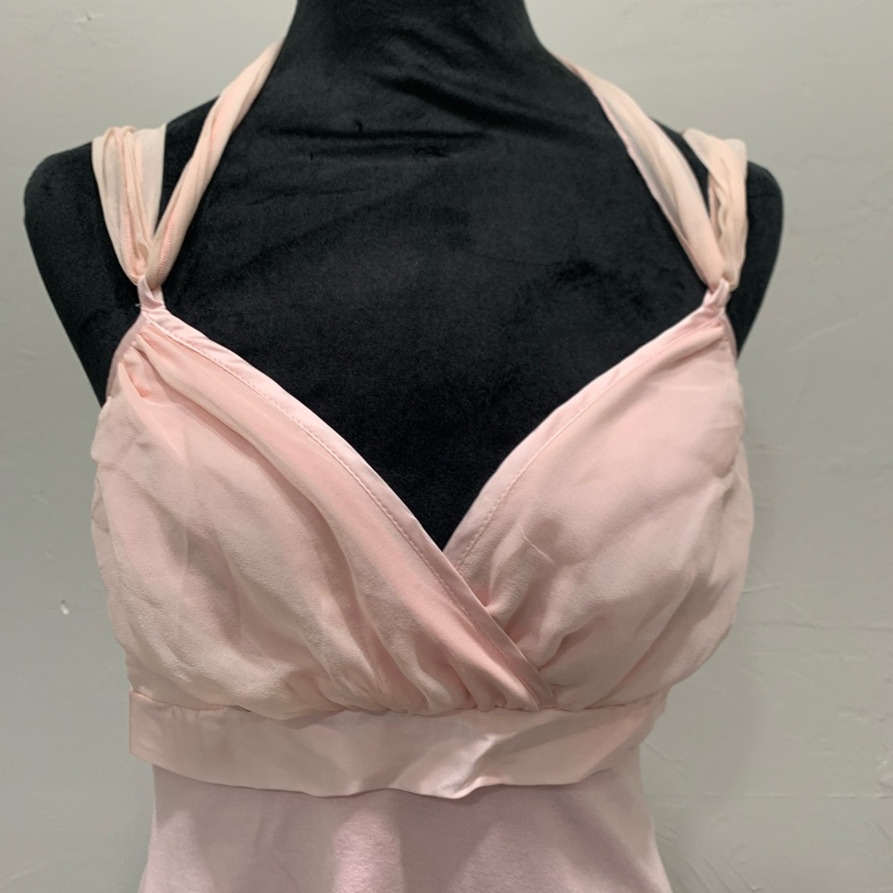 Arden B. Light Pink Halter Babydoll Top - Picture 3 of 7